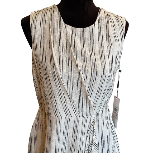 🔥SALE🔥CALVIN KLEIN NWTS SLEEVELESS WRAP DRESS SZ 6 - Picture 4 of 12